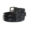 Dolce & Gabbana Floral Pattern Belt with Detachable Gold Buckle 95 cm Men