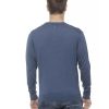 Cashmere V-neck Sweater with Embroidered Logo L Men