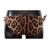 Leopard Print Bikini Bottom – Dolce & Gabbana Women – 3 IT