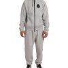 Billionaire Italian Couture Sweatsuit with Hooded Sweater and Elasticated Pants 2XL Men