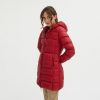 Reversible Centogrammi Long Jacket – Red and Shiny Reversible Design M Women