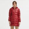 Reversible Centogrammi Long Jacket – Red and Shiny Reversible Design M Women