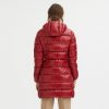 Reversible Centogrammi Long Jacket – Red and Shiny Reversible Design M Women