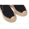 Studded Fabric Platform Espadrille by Christian Louboutin 36 EU Women