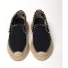 Studded Fabric Platform Espadrille by Christian Louboutin 36 EU Women