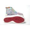 Embellished Leather High Top Sneakers with Swarovski Crystals 35 EU Women