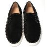 Studded Slip-On Flat Veau Velours Shoes Men – 40 EU