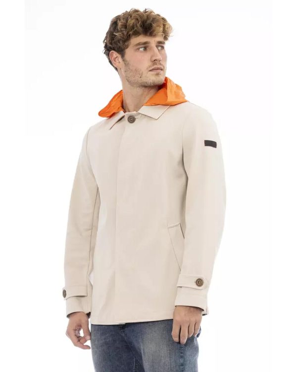 Waterproof Jacket with Braces and Button Closure 48 IT Men