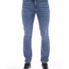 Button and Lace Closure Mens Jeans with Logo Lable Men – W48 US