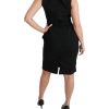 Gorgeous Authentic Dolce & Gabbana Sheath Dress with Logo Details – 48 IT