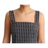 Sleeveless A-line Dress with Geometrical Pattern 42 IT Women