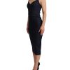 Gorgeous Dolce & Gabbana Denim Sleeveless Sheath Midi Dress 38 IT Women