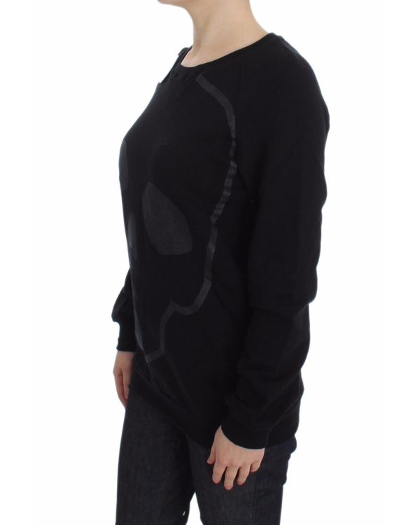 EXTE Crew-neck Pullover with Skull Motive Print 40 IT Women