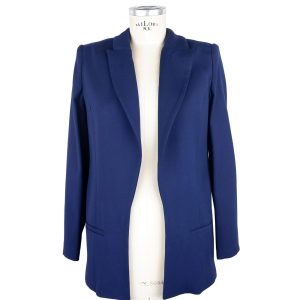 Elisabetta Franchi Open Front Jacket with 2-Pocket Design 40 IT Women