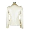 Classic Double-Breasted Sequin Jacket with Pointed Collar and Front Pockets 40 IT Women