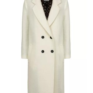 Wool Coat with Side Pockets and Internal Lining 2XL Women