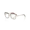 Black Zebra Pattern Square Eyeglasses One Size Women