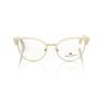 Mother of Pearl Clubmaster Eyeglasses One Size Women