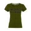 Green Army Strass Embellished T-Shirt XS Women