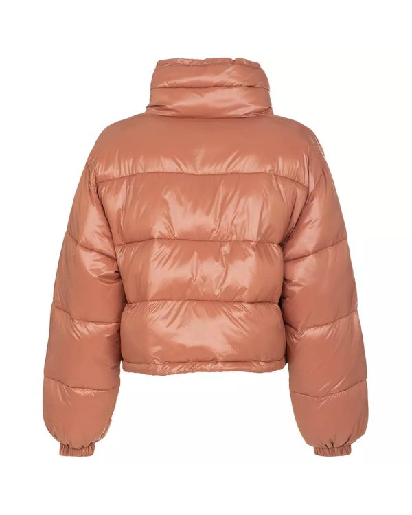 Short Down Jacket with Zip Closure and Side Pockets 44 IT Women