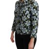 New Dolce & Gabbana Jacket with Floral Brocade Design 40 IT Women