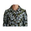 New Dolce & Gabbana Jacket with Floral Brocade Design 40 IT Women