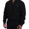 Authentic Dolce & Gabbana Bomber Jacket with Logo Details Men – 46 IT