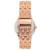 Fashion Rose Gold Analog Watch with Rhine Stone Facing One Size Women