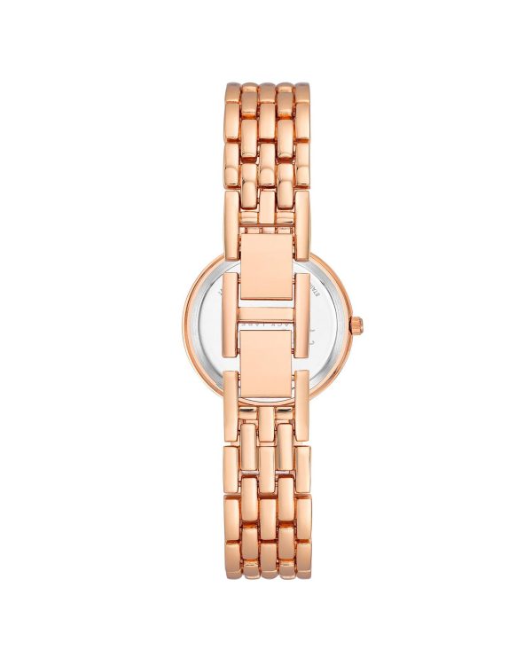 Rose Gold Fashion Watch with Quartz Movement One Size Women