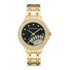 Gold Rhinestone Fashion Watch One Size Women