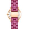 Rose Gold Fashion Watch with Rhine Stone Facing One Size Women