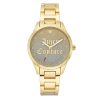 Gold Fashion Watch with Analog Display and Quartz Movement One Size Women