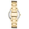 Gold Fashion Watch with Analog Display and Quartz Movement One Size Women