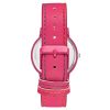 Womens Pink Analog Fashion Watch with Rhinestone Facing One Size Women