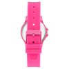 Pink Analog Quartz Watch with Rhine Stone Facing and Pin Buckle Closure One Size Women