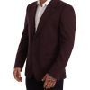 Dolce & Gabbana Slim Fit Blazer Jacket with Logo Details 50 IT Men