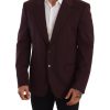 Dolce & Gabbana Slim Fit Blazer Jacket with Logo Details 50 IT Men