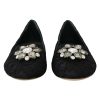 Dolce & Gabbana Elegant Vally Lace Flat Shoes 35 EU Women