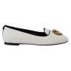 Brand New Dolce & Gabbana Loafers with Gold Devotion Detail 36.5 EU Women