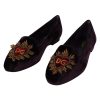 Dolce & Gabbana Jacquard Loafers Flats with DG Heart Appliques 36 EU Women