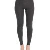 High Waist Cashmere Tights Pants with Logo Details Women – 44 IT