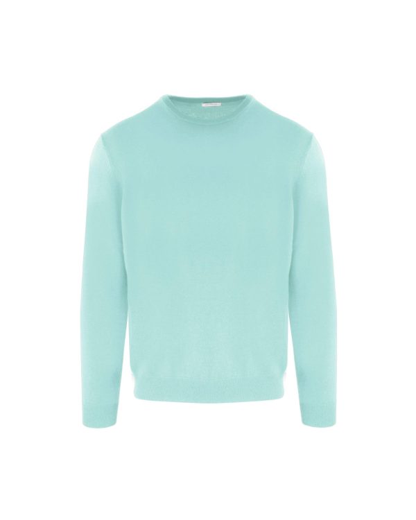 Malo Green Tea Cashmere Roundneck Sweatshirt – L