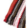 Fringed Geometric Fantasy Scarf One Size Women