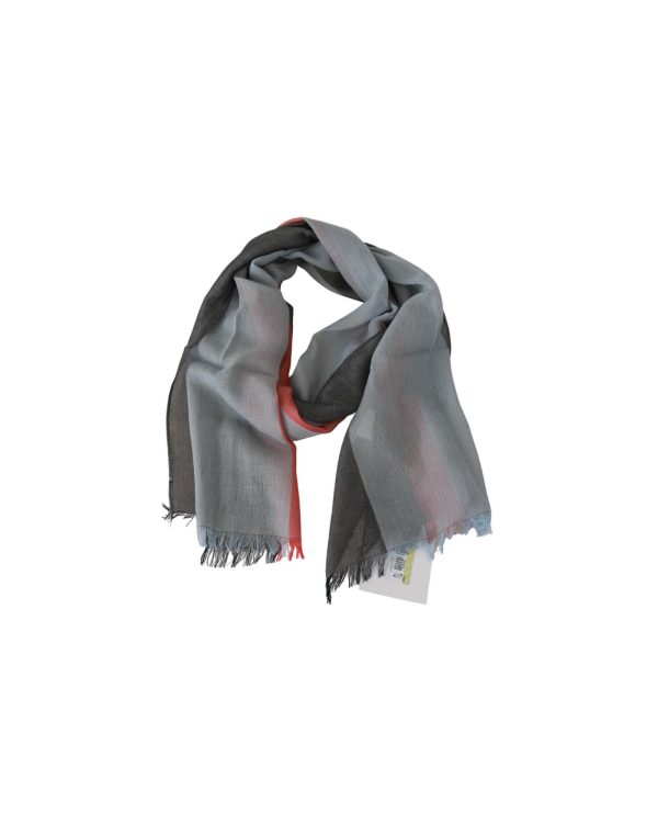 CNC Costume National Mens Gray Cotton Scarf One Size Women