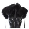 Dolce & Gabbana Black Fox Fur Shoulder Wrap Women – M