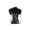 Dolce & Gabbana Black Fox Fur Shoulder Wrap Women – M