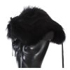 Dolce & Gabbana Black Fox Fur Shoulder Wrap Women – M