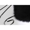 Dolce & Gabbana Black Fox Fur Shoulder Wrap Women – M