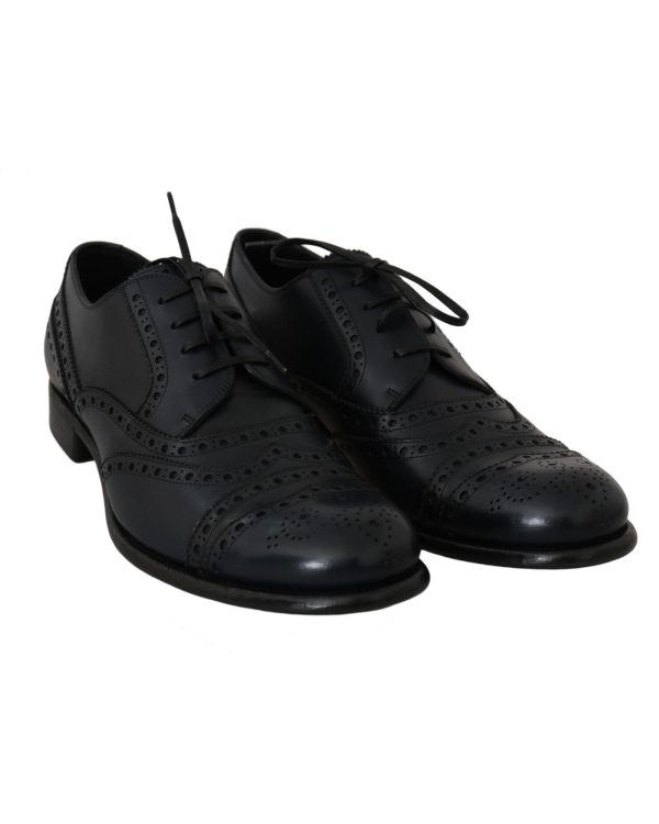 Dolce & Gabbana Mens Derby Taormina Wingtip Dress Formal Shoes – 39 EU