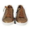 Fashion Casual Sneakers with Metallic Gold Finish 39 EU Men